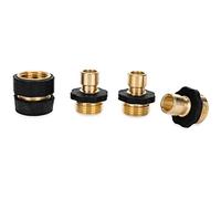 Camco 20136 Quick Hose Connect Brass Value Pack (Eng/Fr) LLC, 5/8 Inches