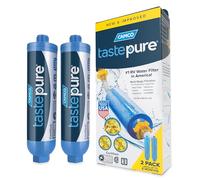 Camco Inline RV Water Filter 40045 TastePURE – Reduces Taste, Odors, Chlorine & Sediment (2 Pack)