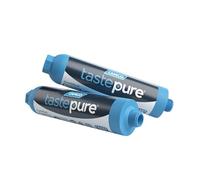Camco 40045 TastePURE Inline RV Water Filter, Greatly Reduces Bad Taste, Odors, Chlorine and Sediment in Drinking Water (2 Pack)