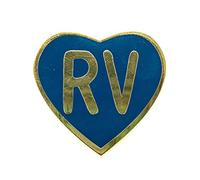 Camco 53263 "Life is Better at The Campsite Enamel Pin - Navy RV Heart