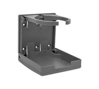 Camco Camper/RV Drink Holder - Features Adjustable Space-Saving Design & Holds Almost Any Size Mug, Cup, Bottle or Can - Extra Cup Holder for Cars, Trucks, RVs, Vans, Boats, and More - Gray (44041)