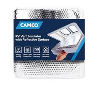 Camco Camper/RV Vent Insulator and Skylight Cover - Features 3 Layers to Reduce Heat Transfer & Increase A/C Efficiency - Fits Standard 14” Travel Trailer/RV Roof Vents (45192)