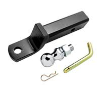 Camco Eaz-Lift Heavy Duty Ball Mount Kit -Attaches to 2" Hitch Receiver to Create Ball Mount Location|8" Length, 2" Drop, ¾ Rise, 1-7/8" Ball|3,500 lb. Tow Rating|Durable Powder Coated Steel -(48273)