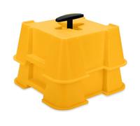 Camco Fasten RV Leveling High-Gain Base - Nesting Design for RV Storage - Convenient Carry Handle - Compatible w/Square RV Leveling Blocks and RV Jacks - Supports Up to 8,000lbs, 2-Pk (44539)