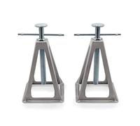 Camco Olympian Aluminum Stack Jacks, Stabilize And Level Your RV Or Camper - 2 pack
