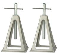 Camco Olympian Aluminum Stack Jacks, Stabilize And Level Your RV Or Camper - 2 pack