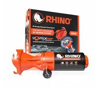 Camco Rhino Macerator Pump System for Caravans and Caravans - VortexCore Technology Grinds RV Sewer Waste into 1/8" Pieces, Versatile for Any Location,