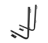 Camco Rhino RV Bumper Mount Tote Tank Holder - Crafted of Powder-Coated Steel & Features Heavy-Duty Straps - Fits Both 4" & 4-1/2" Bumpers (39010)