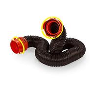 Camco RhinoFLEX RV 5ft Sewer Hose Extension Kit with Swivel Fitting - 39765, Black