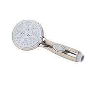 Camco RV/Marine Shower Head | Features Convenient On/Off Switch for Water Efficient Showers | 5 Spray Patterns | Brushed Nickel (43746)