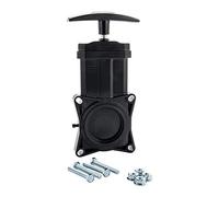 Camco RV Replacement Waste Valve with Handle - Features Durable Plastic Handle & 1.5-Inch Diameter Valve Opening (39503)
