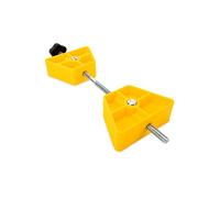 Camco Small RV Wheel Stop - Features a Lightweight Heavy-Duty Design with a Rubber Handle, Prevents Shifting of Trailer Tandem Tires While Parked or Re-Hitching, and Fits 26” to 30” Tires (44652)