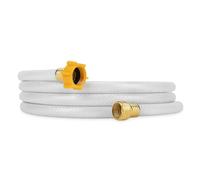 Camco TastePURE 10-Ft Water Hose - RV Drinking Water Hose Contains No Lead, No BPA & No Phthalate - Features Diamond-Hatch Reinforced PVC Design - 1/2” Inside Diameter, Made in the USA (22743)