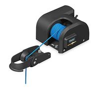 Camco TRAC Outdoors AnchorZone 20 Electric Anchor Winch | Features a High-Efficiency 12-Volt DC All-Steel Gear Motor, 100-Feet of Pre-Wound Braided Rope, and has a Max Capacity of 20lbs (69000)