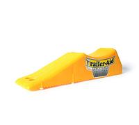 Camco Trailer-Aid - Tandem Trailer Ramp Provides 4 1/2" of Tire Lift - Great for RVs, Campers & More - Must Have Travel Trailer Accessories - Easy to Use, Yellow(21000)