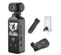 Camcorder, 4K Ultra High Definition 1080P, 270° Rotatable Lens, Pocket Size, 118 ft / 3 Meters Microphone Cord, Waterproof, Action Camera for Motorcycle, 4.6 x 1.3 x 1 in / 11.7 x 3.4 x 2.6 cm