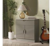 Camden 1 Drawer 2 Door Sideboard in Grey Gloss & Dusk Grey - Ready Assembled - Lewis's Home | TJ Hughes