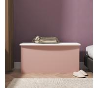 Camden Blanket Box Pink & White 1 Door 84cm