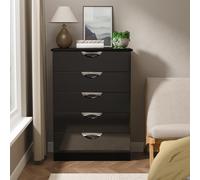 Camden Chest - 5 Drawer - Black Gloss