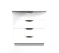 Camden Chest of Drawers White 4 Drawers 77cm