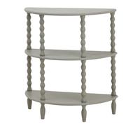 Camden Collection Half Moon 3-Tier Table For Living & Hallways