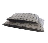 Camden Comfy Cushion Cover Large Grey Check