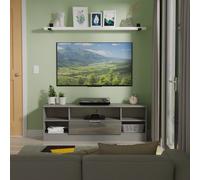 Camden Cupboard Grey 5 Shelves 1 Drawer 146cm