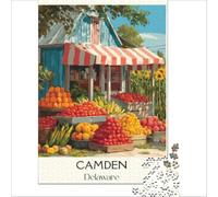 Camden Delaware adult jigsaw1000 pieces | fun activity to enjoy with the family during the spring break at home without needing to go out to enjoy at home38x52cm