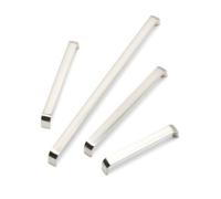 Camden Kitchen Cabinets D Handle, 128mm Centres, Brushed Nickel, Pack Of 2
