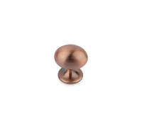Camden Kitchen Cabinets Oval Knob, Antique Copper, Pack Of 2