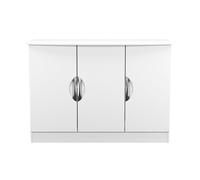 Camden Large Sideboard White 3 Doors 112cm