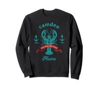 Camden Maine Lobster Fishing Vacation Beach Souvenir Sweatshirt