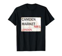 Camden Market London UK Retro Vintage T-Shirt