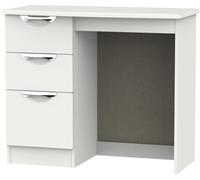 Camden Single Dressing Table - 3 Drawer - Grey