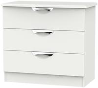 Camden Small Chest - 3 Drawer - Grey