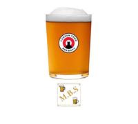 Camden Town Jack Design Pint Glass & MBS Thin Coaster