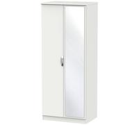 Camden Wardrobe - 2 Door - 1 Mirror - Grey