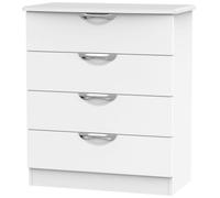 Camden White Matt 4 Drawer Chest