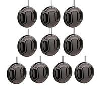 CamDesign 10PC 58MM Snap-On Front Lens Cap/Cover for Canon, Nikon, Sony, Pentax, Samsung, Panasonic, Fujifilm, Olympus all DSLR lenses