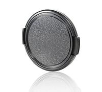 CamDesign 49MM Sides Pinch Snap-On Front Lens Cap/Cover for Canon, Nikon, Sony, Pentax all DSLR lenses + CamDesign Wristband Lens Focus Ring