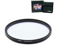 Camdiox Cinepro EX Blue Streak Star Flare Filter - Cinematic Starlight Effect with rotatable Ring for DSLR mirrorless Video Camera (82mm)
