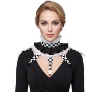 CAMDOM Christmas Clown Collar Jester Costume Accessories