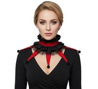 CAMDOM Christmas Clown Collar Jester Costume Accessories
