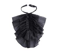 CAMDOM Victorian Gothic Colonial Jabot Collar Medieval Ruffled Neck Collar Halloween Costume Accessories