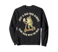 Came Back With Milk Fathers Day Daddy Funny Dad Frog Sweatshirt