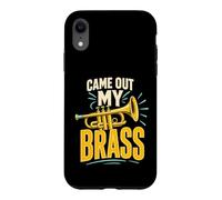 Came Out My Brass Trumpet Player Band Musician Case for iPhone XR