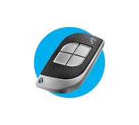 CAME TTS 806TS-0240 Elegant 4-Channel Wireless Handheld Transmitter with Metal Frame, Fixed Code, 433.92 MHz, Self-Learning Function