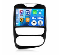 CAMECHO 2+64G Android 13 Car Radio for Renault S.A CLIO 2013-2018 surpport Wireless Carplay Android Auto 10.1'' Touch Screen Double Din with Sat Nav Backup Camera DSP RDS Mirror Link Bluetooth