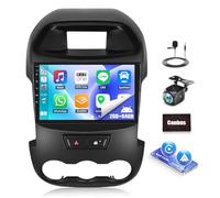 CAMECHO 2+64GB Android 15 Car Stereo for Ford Ranger 2011-2015 with Carplay Android Auto, 9 Inch 2.5D Touch Screen Car Radio with Bluetooth GPS WiFi FM/RDS EQ USB Backup Camera