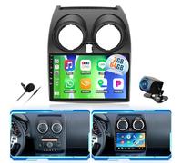 CAMECHO 2G+64G Android 13 Car Stereo for Nissan Qashqai J10 2006-2013 with Wireless CarPlay Android Auto, 9" Touch Screen Car Radio with WiFi GPS Mirror Link Bluetooth EQ FM RDS SWC HD Backup Camera